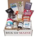Box of Maine - 7-item Gift Pack - Whoopie Pie, Fluff, Coastal Maine Maple Popcorn, Maine Maple Syrup, Humpty Dumpty BBQ Chips, Carrabassett Coffee