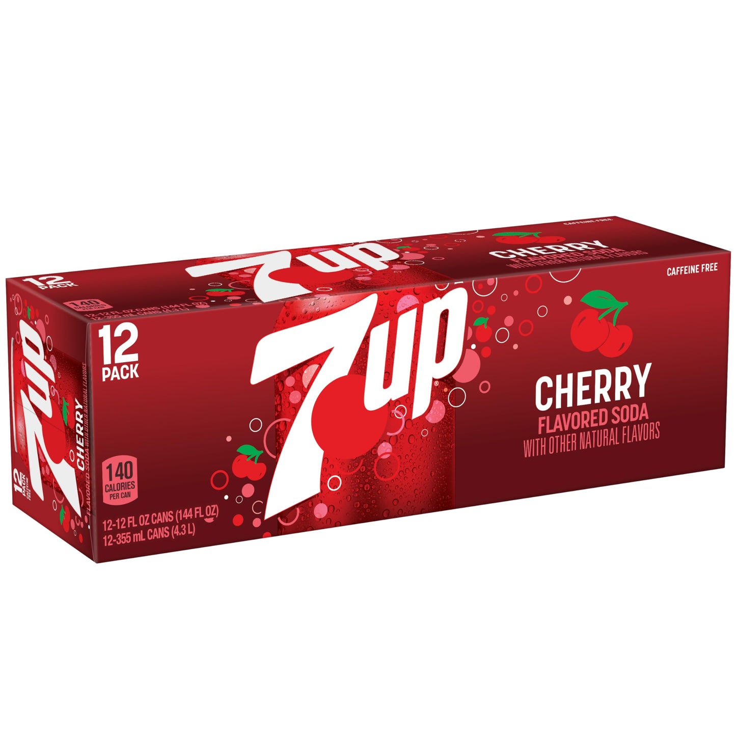 7 Up Cherry Soda in 12 oz cans (12 Cans)
