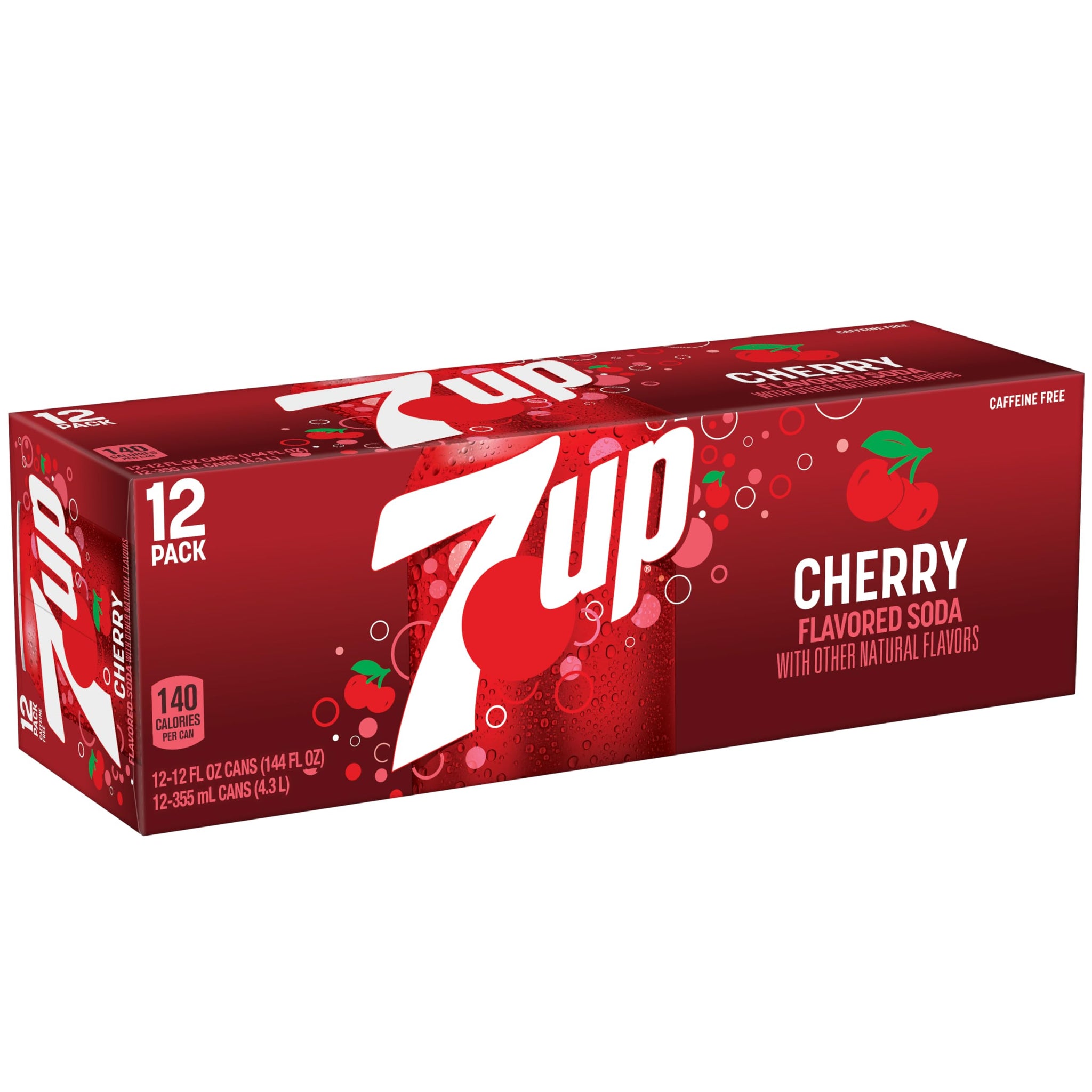 7 Up Cherry Soda in 12 oz cans (12 Cans)