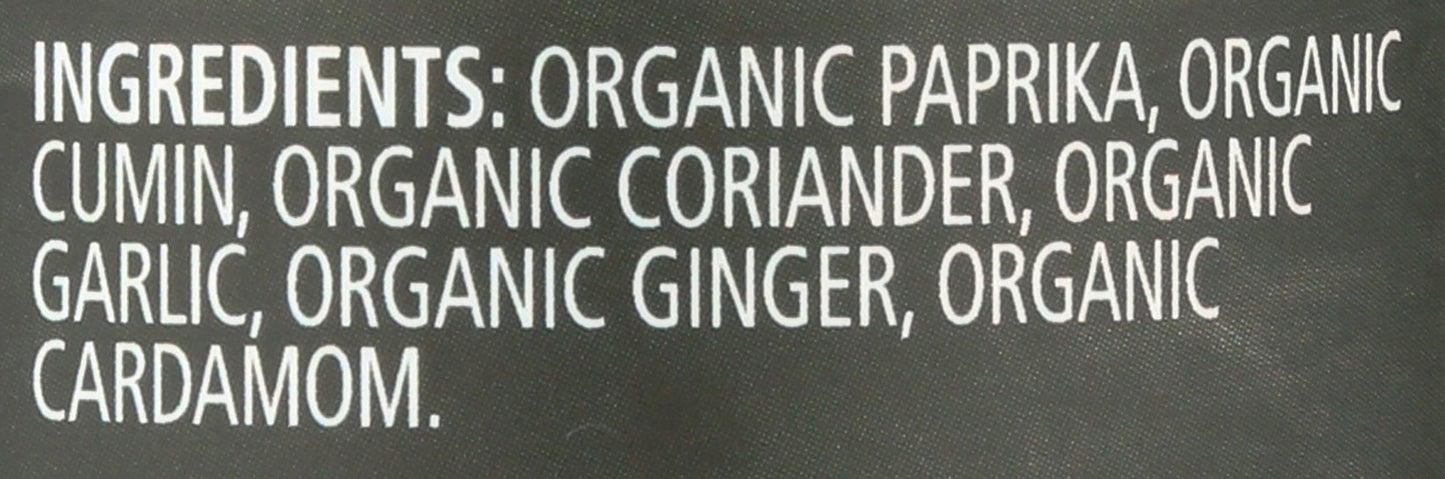 Frontier Co-op Organic Tandoori Masala Seasoning, Paprika, Cumin, Coriander, Garlic, Ginger, Cardamom Spice Blend | 1.8 Ounce (Pack of 1)