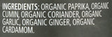 Frontier Co-op Organic Tandoori Masala Seasoning, Paprika, Cumin, Coriander, Garlic, Ginger, Cardamom Spice Blend | 1.8 Ounce (Pack of 1)