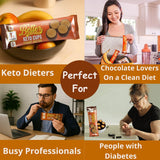 Better Than Good Keto Chocolate Peanut Butter Cups - Low Carb Buckeyes, Healthy, Gluten Free, Low Calorie & 0g Added Sugar - Diabetic Friendly Protein