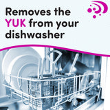 Oh Yuk Dishwasher Cleaner, Descaler, And Deodorizer - Removes Grease, Odors, And Buildup - Natural Orange Scent - Septic Safe Formula For A Fresh