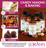 LorAnn Oils Super Strength Flavoring - Used For Candy Making, Flavoring, Baking, Hard Candy, & Flavor Oils - Bold, Natural Flavors 4X Stronger Than