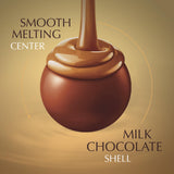 Lindt LINDOR Dulce de Leche Milk Chocolate Truffles, Milk Chocolate Candy with Smooth, Melting Truffle Center, Great for Gift Giving, 5.1 oz. Bag (6