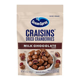 Ocean Spray® Milk Chocolate Dipped Cranberry Bites, Chocolate Covered Dried Cranberries, 5 Oz Pouch, 12 Count