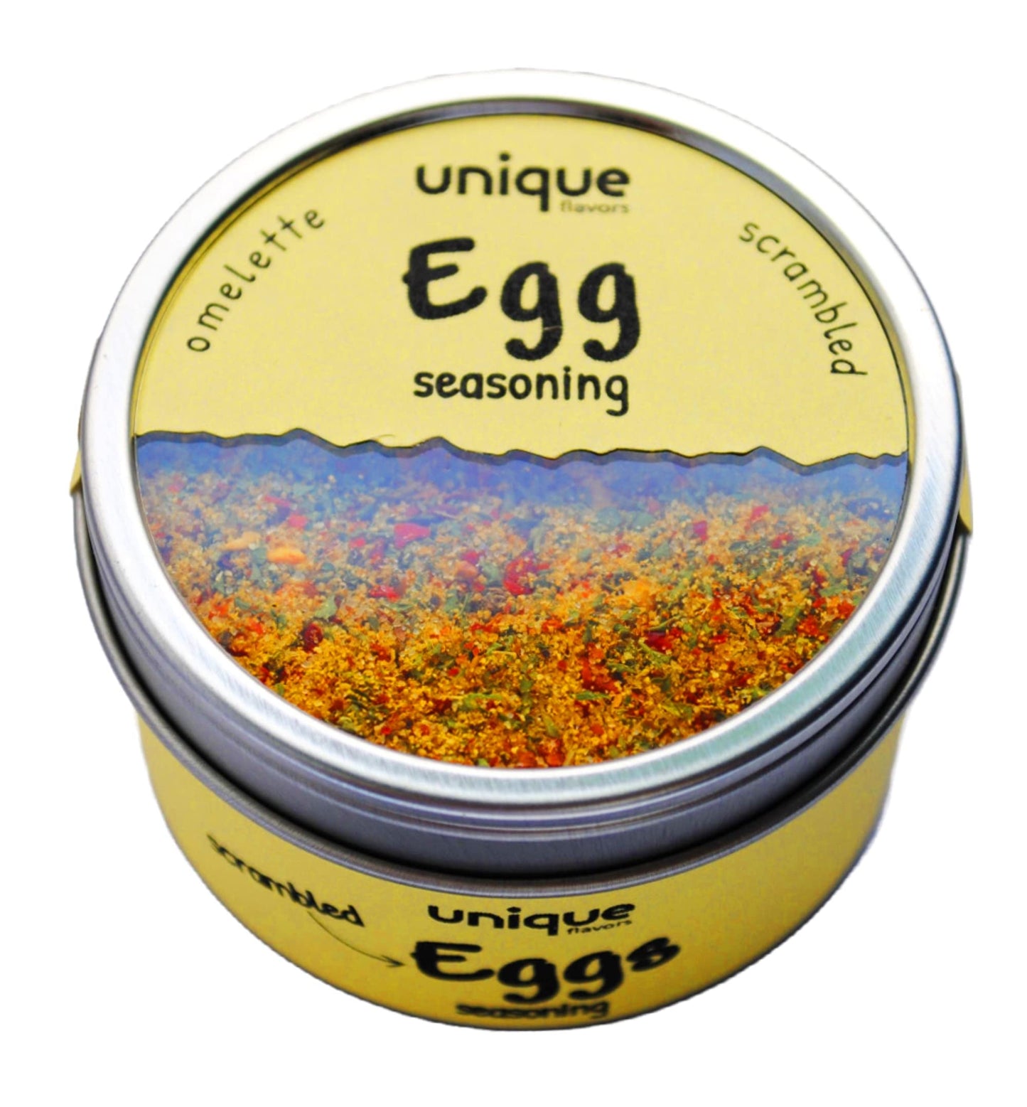 Egg Seasoning Gourmet Topping For Scrambled Eggs, 2.2 oz Tin Can