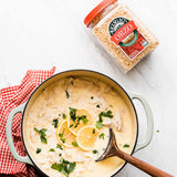 RiceSelect Orzo Pasta, Non-GMO, 26.5 oz (Pack of 4 Jars)