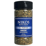 Nikos Kitchen All Purpose Greek Seasoning Blend - Mediterranean Spice Mix for Chicken, Lamb, Gyro, Greek Salad, Potatoes, Fish and Vegetables - NO MSG