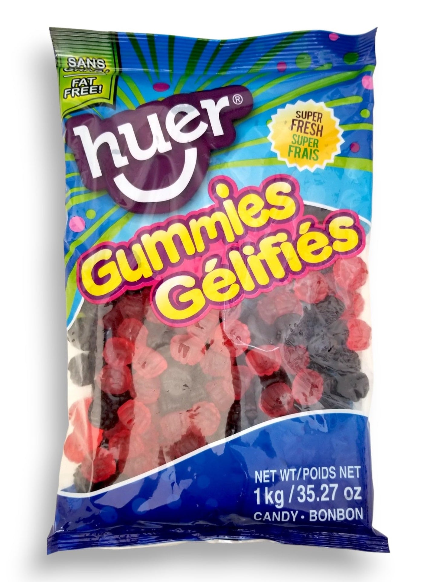 Huer Juice Berries Gummies, 1kg/2.2 lb