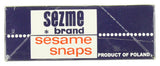 Sezme Sesame Snaps, 40-gram, (Pack of 24)