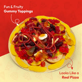 Raindrops Gummy Candy Large Pizza, Sweet Food Looks Just Like, Fun Edible & Unique Gifts, 10.58 oz