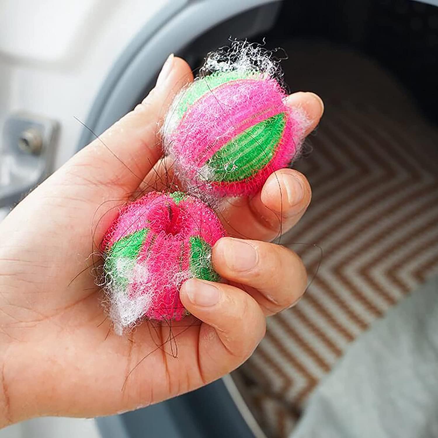 5Pcs Reusable Hair Remover,Washing Machine Hair Catcher Laundry Ball Dryer Ball for Clothing Dog Cat Pet Hair Remover for Laundry Lint Remover Washing