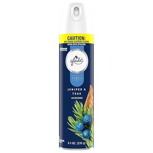 Glade, Aerosol Air Freshner Juniper & Teak, 8.3 Ounce