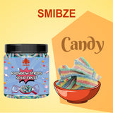 SMIBZE Natural Rainbow Strips Sour Fruit 100 GM (Pack of 1) SMIBZE
