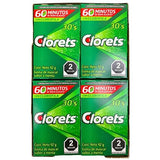 Clorets Chewing Gum Bulk - 8 Pack, 24 Pieces Each, Fresh Mint Gum With Chlorophyll, Extra Gum Pack for Long-Lasting Freshness, Ideal for Chewing Gum
