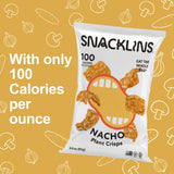 SNACKLINS Nacho Plant Crisps, 3 OZ