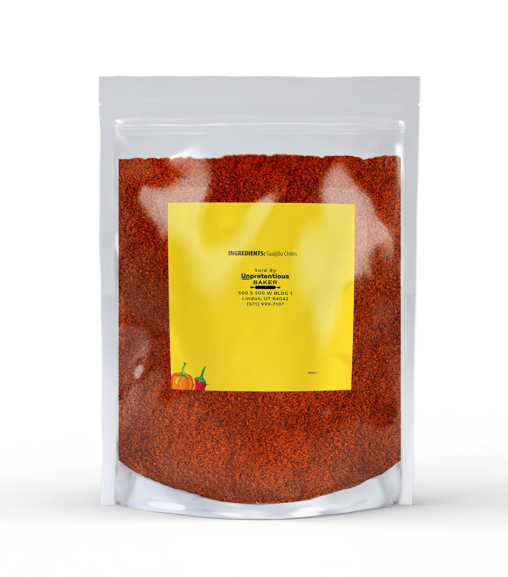 Unpretentious Guajillo Chile Powder, 3 lb, Mexican Cuisine, Soups & Sauces, Marinades