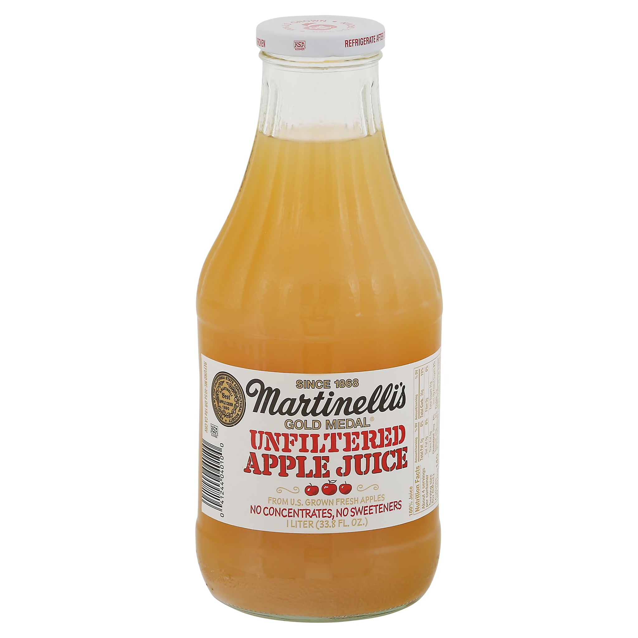 Martinelli Juice Apple Unfiltered 33.8 FO