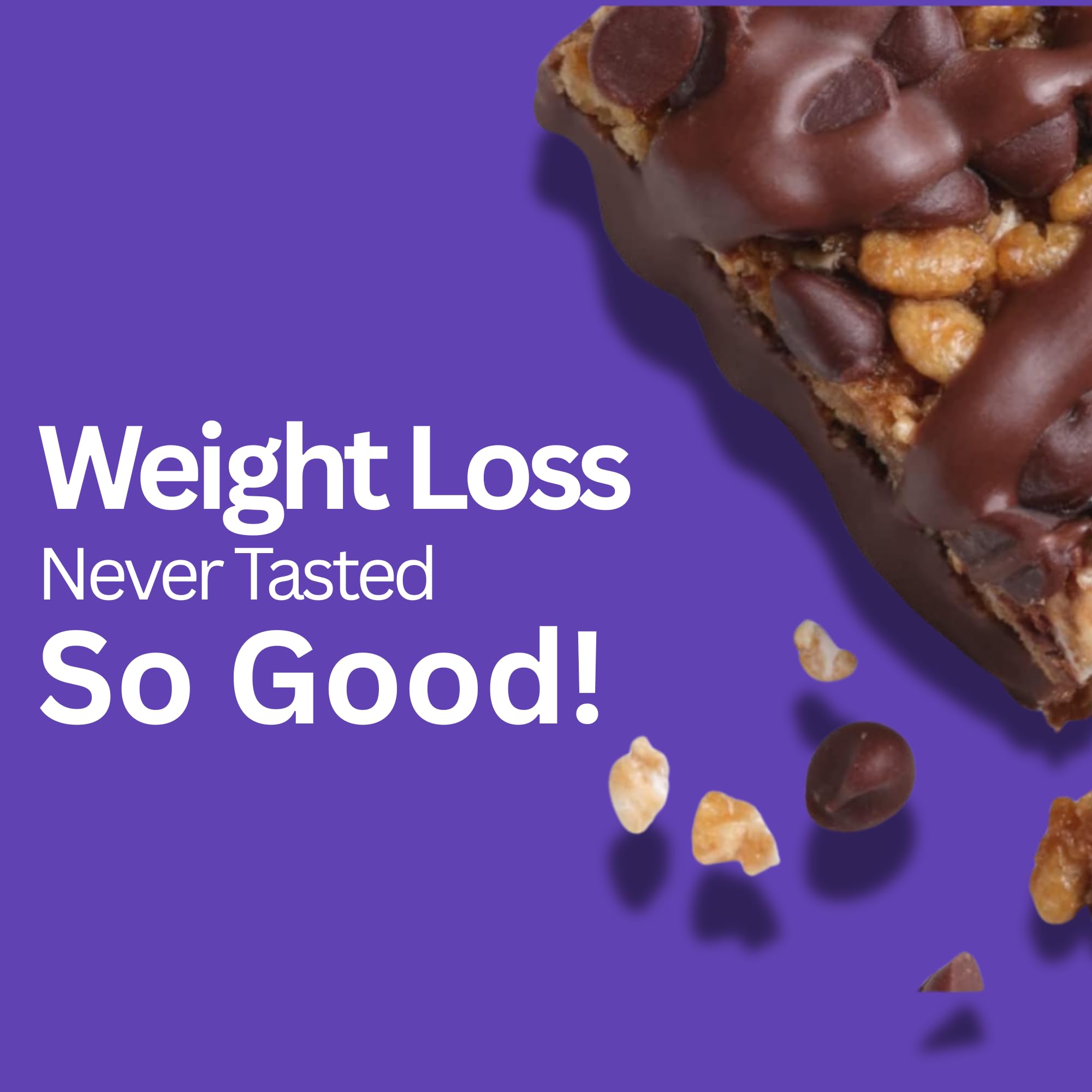 HMR Fudge Graham Protein Bar | Nutritious Snack to Support Weight Maintenance | Low Calorie Dessert | 10g of Protein | 24 Count