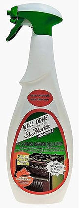 Well Done-St. Moritz Oil & Grease Remover Cold Action - 27 Oz (750 ml) each - Pack of 4