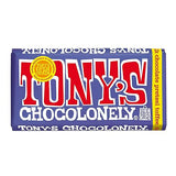 Tony's Chocolonely 42% Dark Milk Chocolate Bar with Pretzel and Toffee Belgium Chocolate, No Artificial Flavoring, Fairtrade & B Corp Certified - 6.35