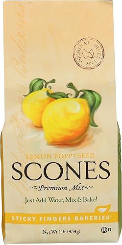 Sticky Fingers Lemon Poppyseed Scones, 16 OZ
