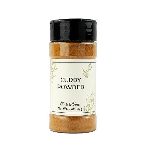 Olive & Vine Curry Powder, Warm Spice Blend, For Curries & Stews, Rich Tradition, Authentic Taste, For Global Recipes (2 Ounce)
