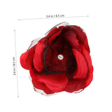 SOLUSTRE 10Pcs Random Color Rose Petal Candy Wrappers Elegant Chocolate Wrapping for Weddings Parties Events Beautiful Floral Design for Sweet Treats