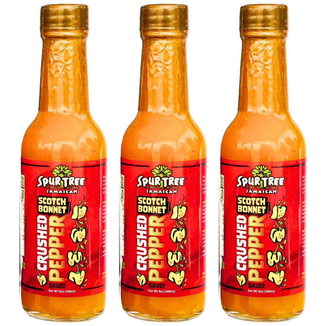 Spur Tree Jamaican Scotch Bonnet Pepper Sauce - Scotch Bonnet Hot Sauce for an Authentic Jamaican Experience - Scotch Bonnet Peppers to Spice Up Your