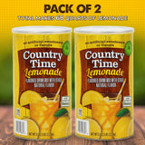Powdered Lemonade Drink Mix- CountryTime Refreshing Lemonade Mix Powder Drink with Other Natural Flavor - Packaged in Resealable Canister with Easy