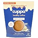 Cuppa French Vanilla Coffee - Great tasting medium roast with mushrooms, adaptogens & superfoods - Lion's Mane, Ashwagandha, Cordyceps, MCT, Prebiotic