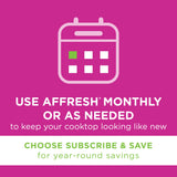 Affresh Cooktop Cleaning Kit, Safe for Glass & Ceramic Cooktops, Includes 5 oz cleaner, 5 pads, 1 scraper