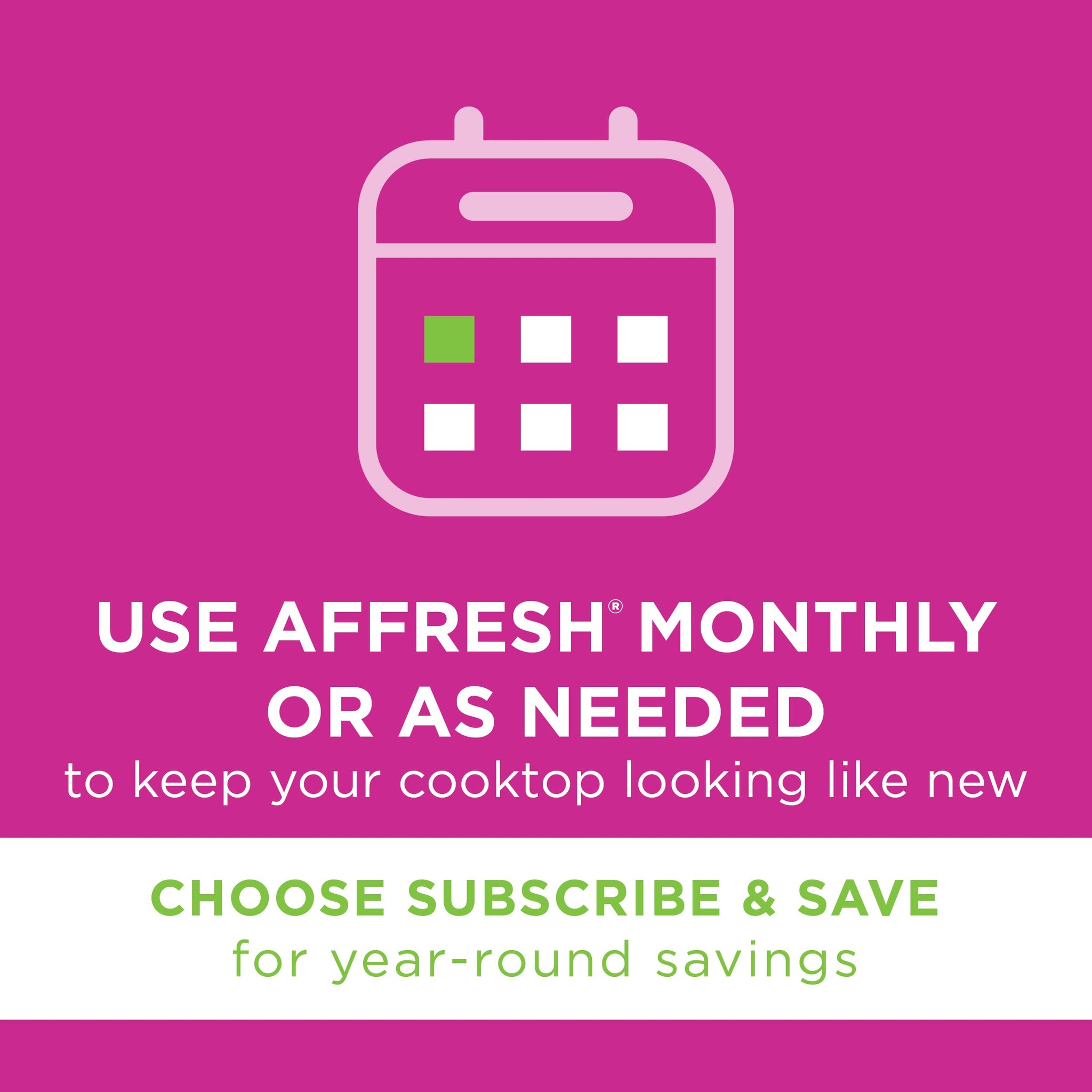 Affresh Cooktop Cleaning Kit, Safe for Glass & Ceramic Cooktops, Includes 5 oz cleaner, 5 pads, 1 scraper