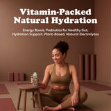 Greater Than Nutrient Hydration Beverage, Electrolyte Drink for Gut Health & Energy with Coconut Water, Vitamins, Gluten Free, Plant Based, Low Sugar