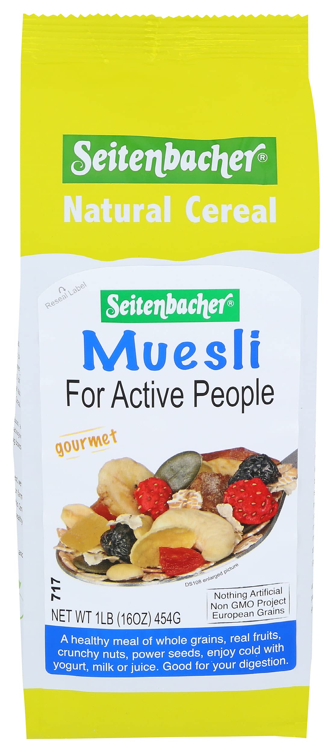 Seitenbacher, Muesli No3 For Active People, 16 Ounce