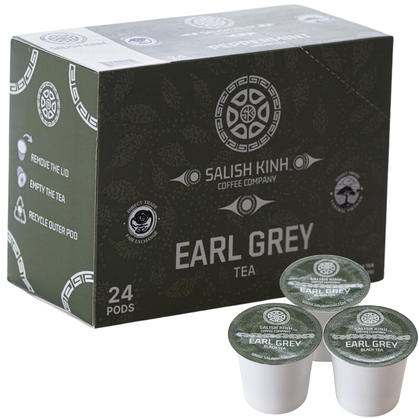 SALISH KINH Vietnamese Tea | Single Serve Tea Pods | 24 Count | Specialty Grade | Single Origin | Direct Trade | Compatible with Keurig 1.0 & 2.0