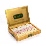 Turkish Delights Candy Gift Box - Mixed Sultana Turkish Delight with Pistachio Center, Strawberry, Milky & Banana Lokum, Traditional Turkish Food