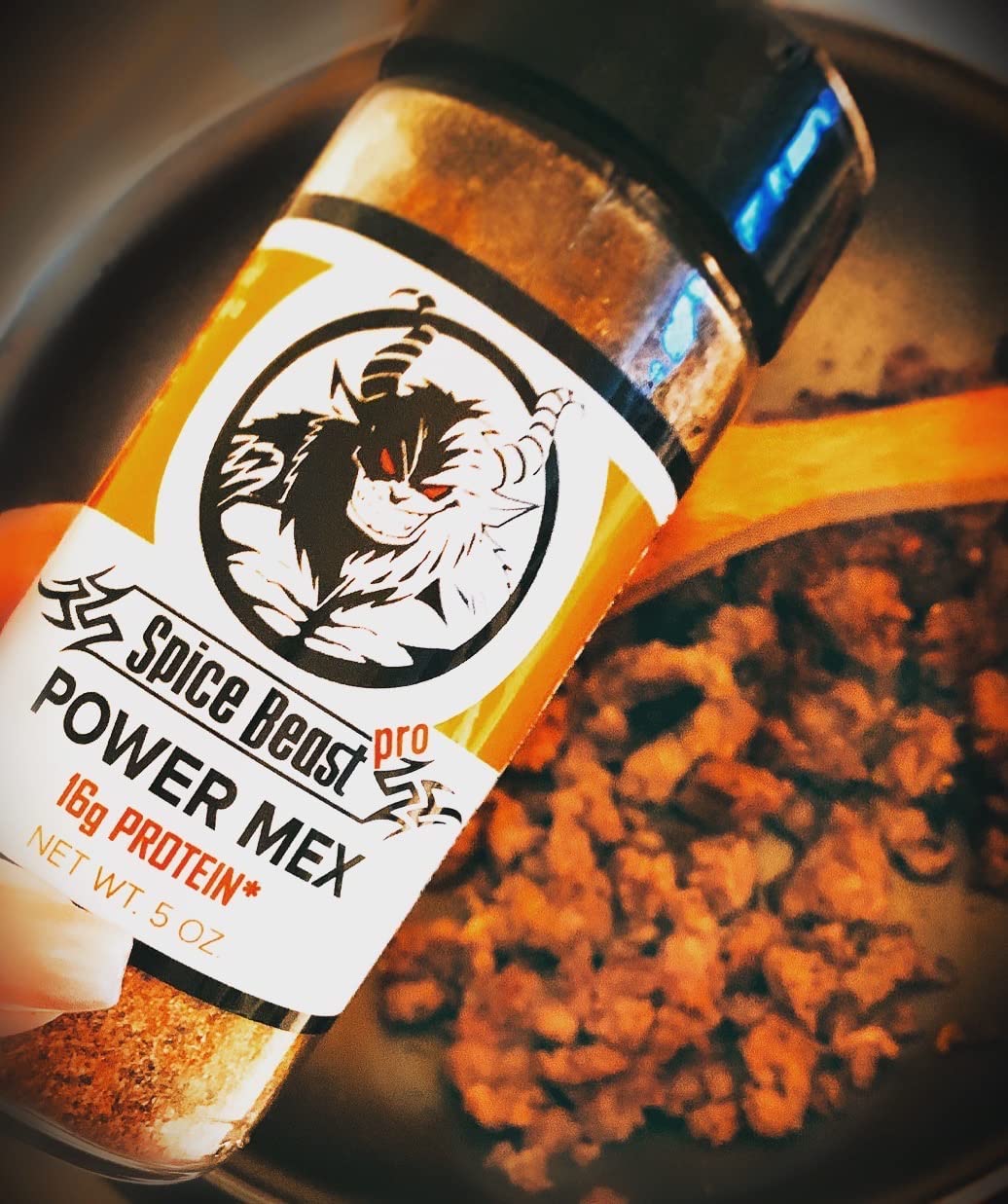 Spice Beast - Power Mex Protein Enhanced Southwestern/Tex Mex Spice Mix - No Sugar - No MSG