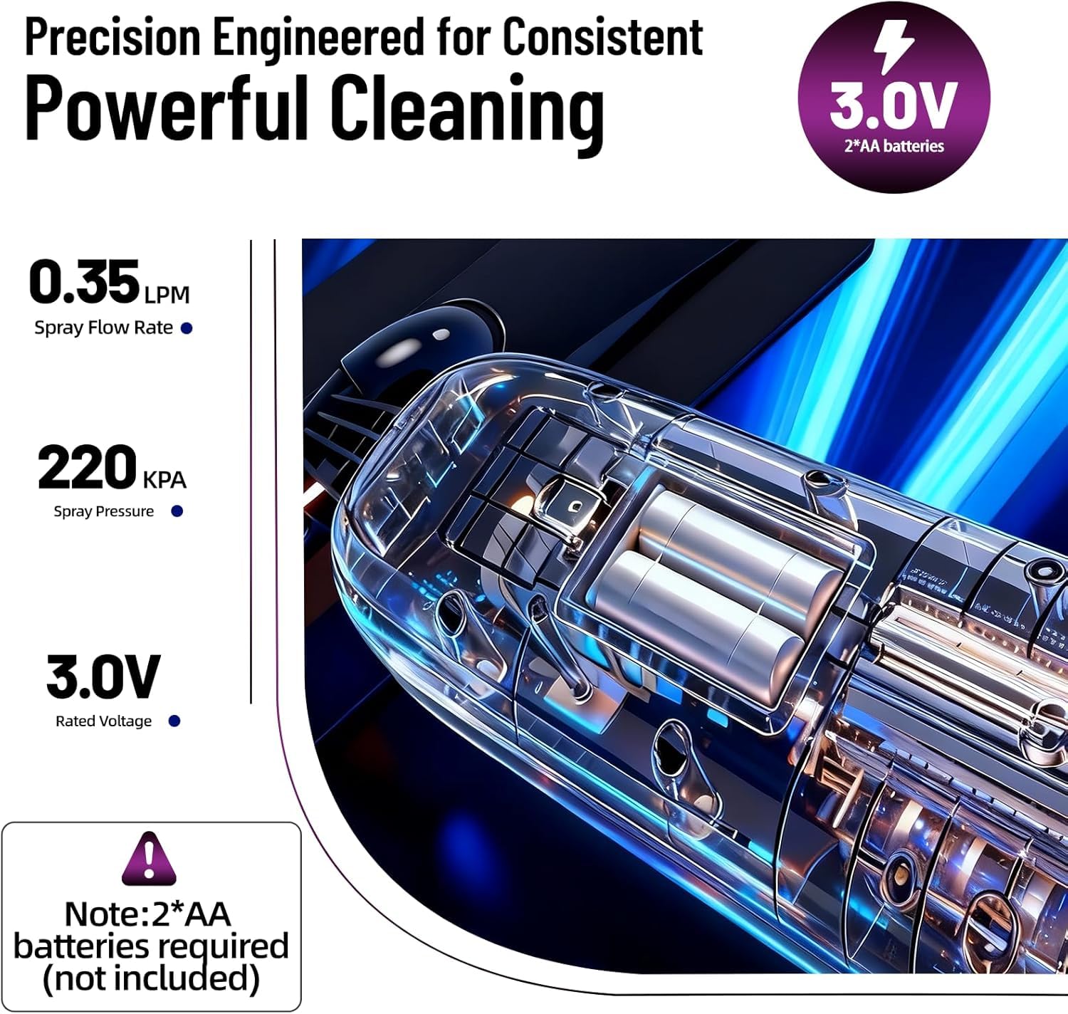 Electric Spray Mop Floor Cleaner with 2 Mopping Pads 720ml Bottle & Scraper 360° Swivel Head Lightweight Cordless Wet Dry Cleaner for Hardwood Floor