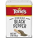 Tone's Ground Black Pepper, 2 Ounce Tin