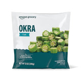 Amazon Grocery, Cut Okra, 12 Oz, Frozen