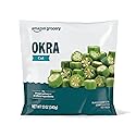 Amazon Grocery, Cut Okra, 12 Oz, Frozen