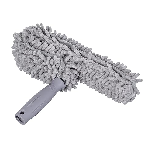 Unger Commercial StarDuster Pro Ceiling Fan Duster, Microfiber Sleeve, Gray, Ideal for Cleaning Ceiling Fans, Light Fixtures, and Vents, Case of 5