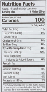 YEHUDA MATZO THIN DAILY WHL WHEAT 10.5 OZ (Pack of 6)