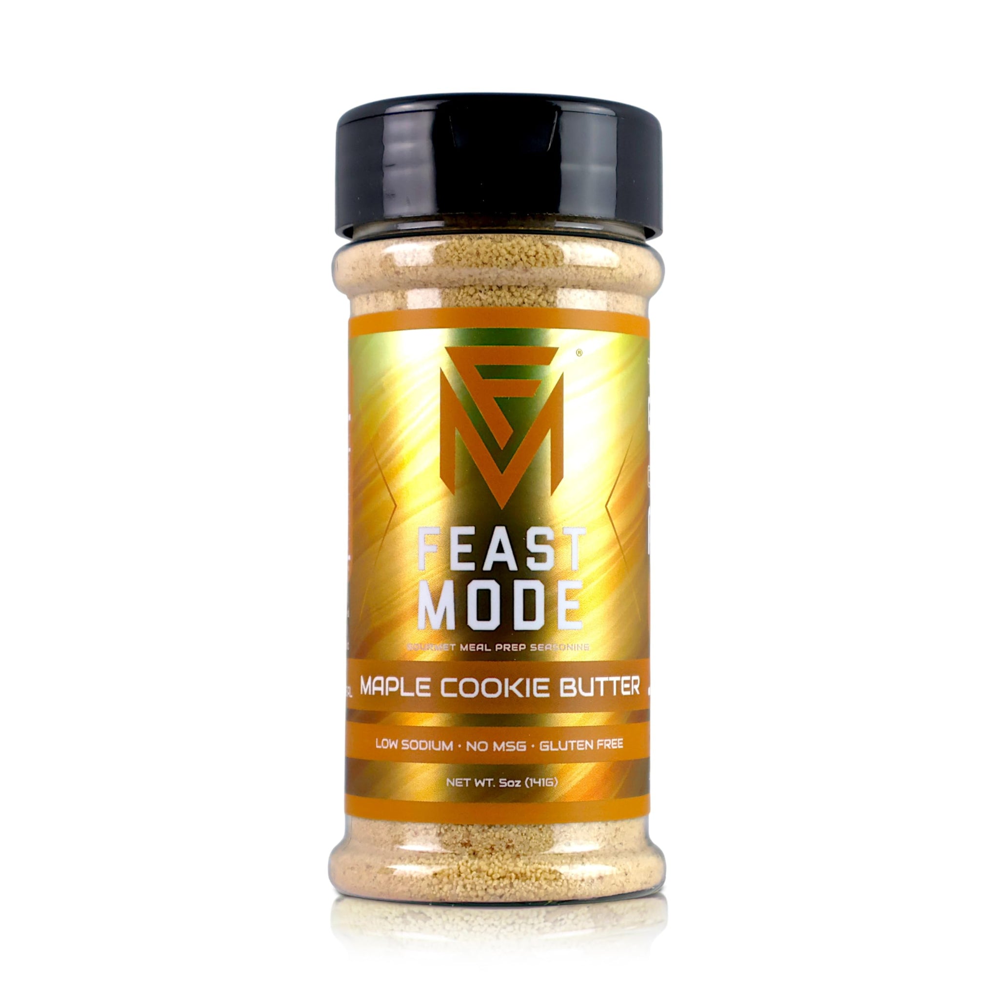 Feast Mode Flavors | Maple Cookie Butter Sweetener | 5oz | 141g | 100% Clean Maple Flavor, Meal Prep Seasoning, Sweet Topper Low Sodium, Low Calorie