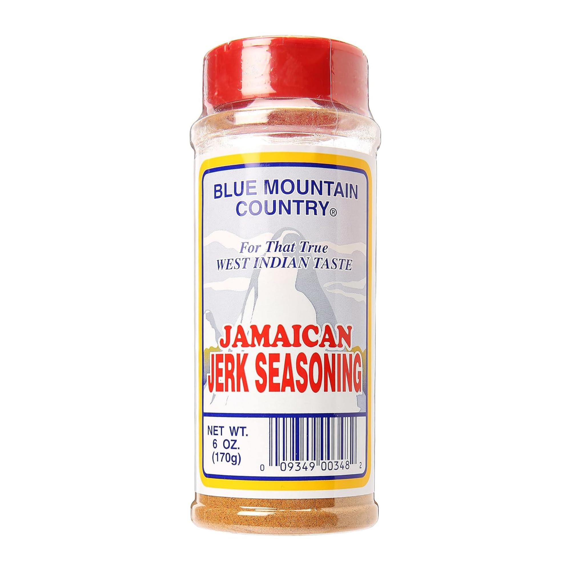 Blue Mountain Country Jamaican Jerk Seasoning, 6 oz - Authentic Caribbean Jerk Spice Blend for Chicken, Pork, Seafood & Grilling