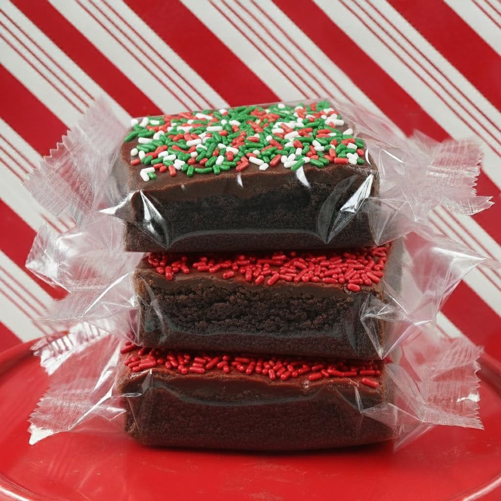 Christmas Brownies | Happy Holiday 8 pack