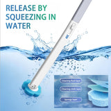 2026 Disposable Toilet Brush and Holder Set, Disposable Toilet Bowl Cleaning System with Aromatherapy Refills, Cleaning Wand with Storage Case