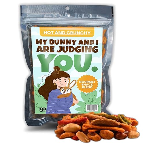 Irresistible My Bunny and I Judge You Trail Mix - Nutty Snack Blend with Premium Ingredients for Healthy Snacking Pleasure